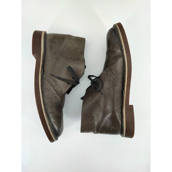 Clarks Men\'s Bushacre 2 Chukka Brown Leather Boots Size 10M US main image 4